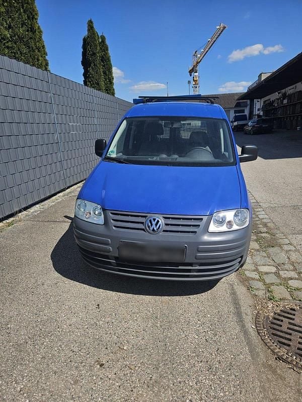 Second-hand VW Caddy 109 CP (80 kW) 2008 Albastru Monovolum