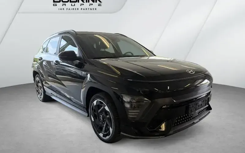 Gebraucht Hyundai Kona N Line 160 kW (218 PS) 2025 Schwarz SUV