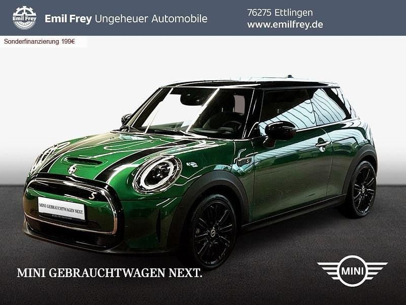 British racing green metallic Gebraucht 2023 Mini Cooper SE Kleinwagen | 22.980 € (Fairer Preis) - Bild 1/3