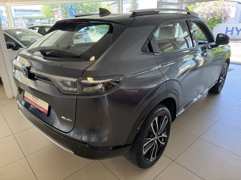 Gebraucht Honda HR-V Advance 107 PS (78 kW) 2023 Meteoroid grey metallic und schwarz SUV