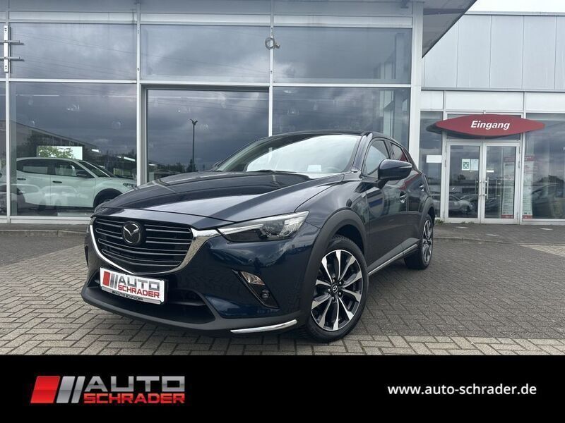 Blau Gebraucht 2019 Mazda CX-3 Sports-Line SUV | 17.450 € (Fairer Preis) - Bild 1/4