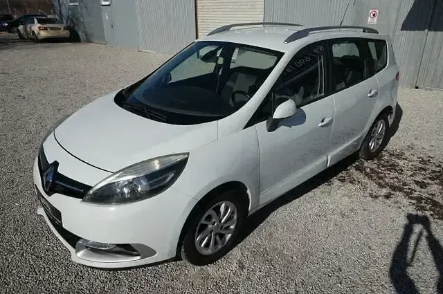 Gebraucht Renault Grand Scénic III Initiale Paris 110 PS (80 kW) 2014 Gletscherweiss Van / Kleinbus