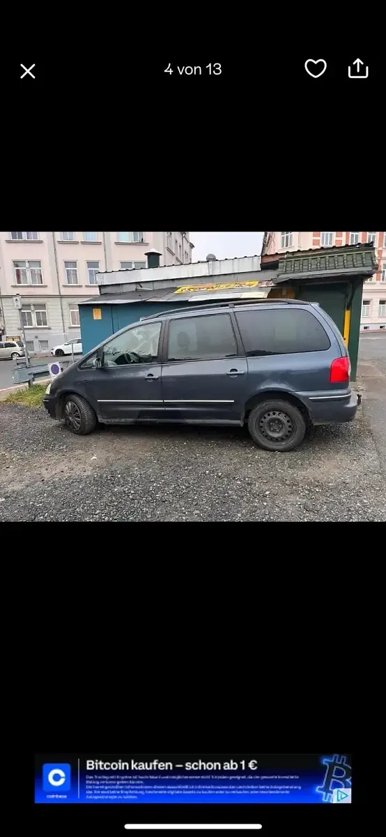 Gebraucht VW Sharan 130 PS (95 kW) 2005 Blau Van / Kleinbus