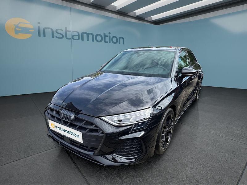 Schwarz Gebraucht 2025 Audi A3 Sportback Kleinwagen | 35.699 € (Fairer Preis) - Bild 1/4