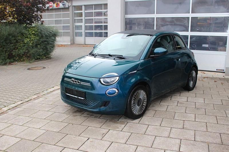 Grün Gebraucht 2022 Fiat 500e Icon Cabrio | 18.900 € (Superpreis) - Bild 1/4
