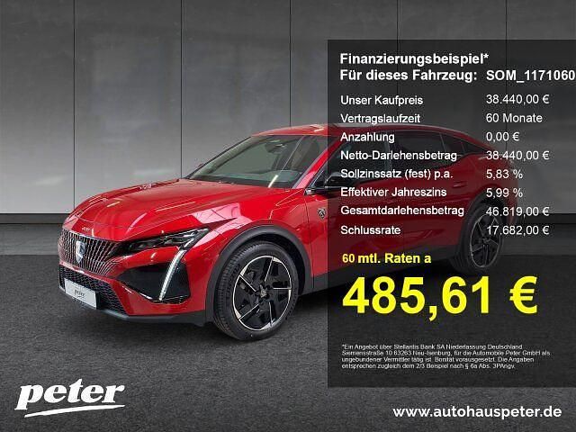 Rot Gebraucht 2025 Peugeot 408 GT Premium Limousine | 38.440 € - Bild 1/4