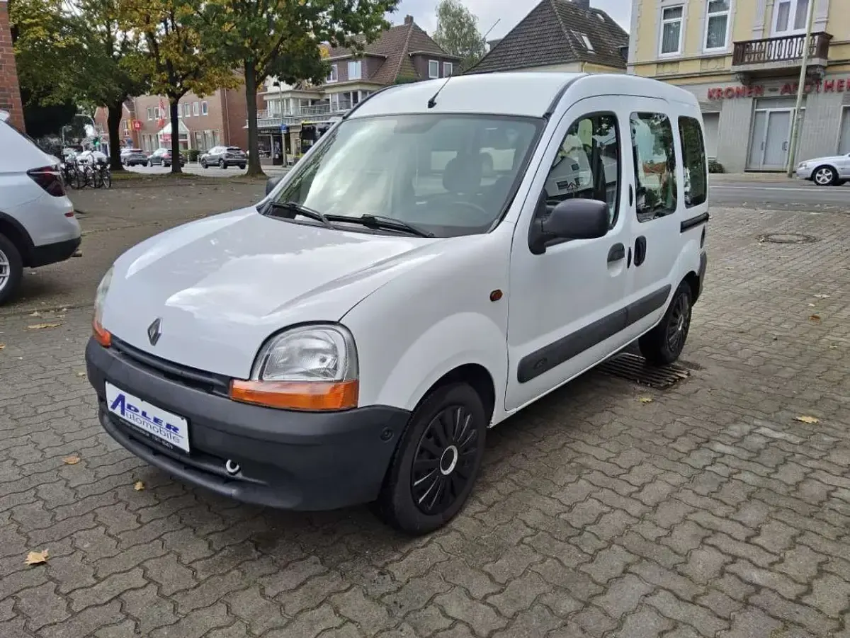 Gebraucht Renault Kangoo 65 PS (47 kW) 2003 Weiß Van / Kleinbus