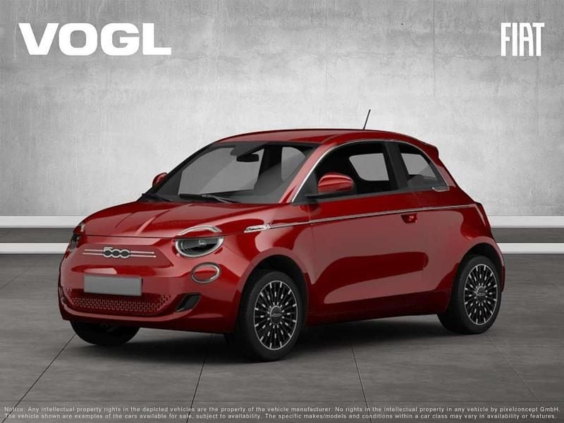 Rot Gebraucht 2025 Fiat 500e Cabrio | 23.720 € (Fairer Preis) - Bild 1/4