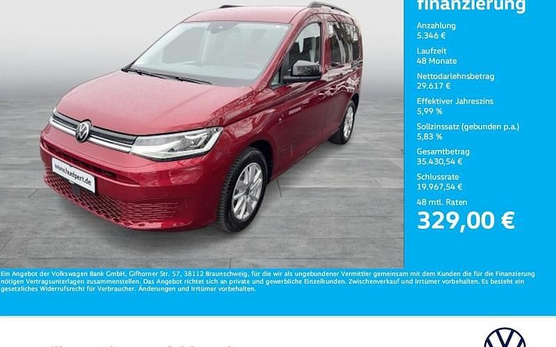 Gebraucht VW Caddy Life 116 PS (85 kW) 2025 Rot Van / Kleinbus