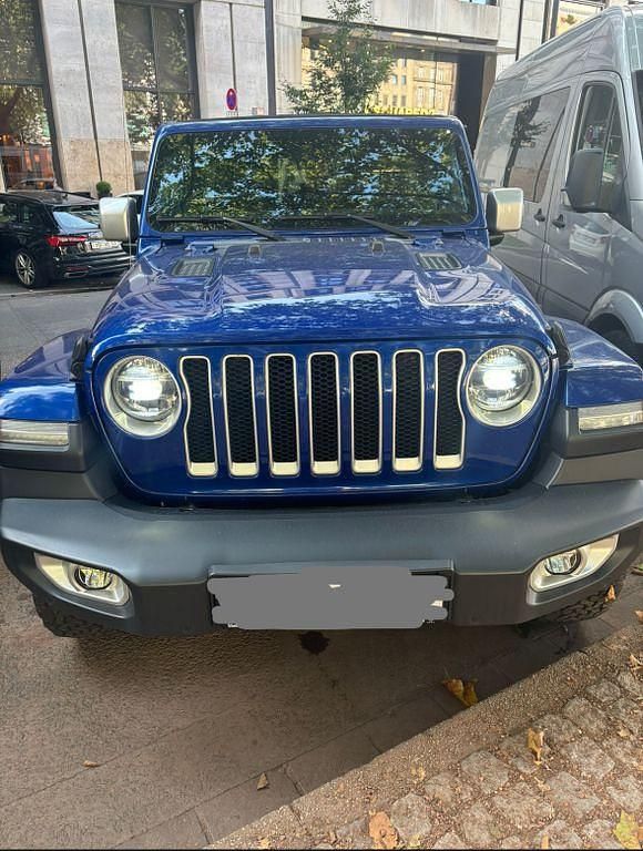 Blau Gebraucht 2020 Jeep Wrangler Sahara SUV | 39.900 € (Guter Preis) - Bild 1/4