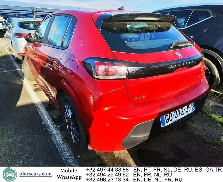 Gebraucht Peugeot 208 Active 99 PS (72 kW) 2021 Rot Kleinwagen
