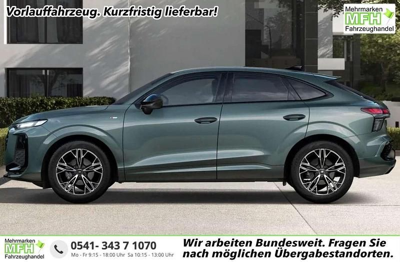 Neu Audi Q3 Sportback S-Line 150 PS (110 kW) 2025 Salbeigrün metallic SUV