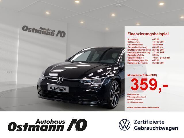 Schwarz Gebraucht 2020 VW Golf VII R-line | 25.640 € - Bild 1/2