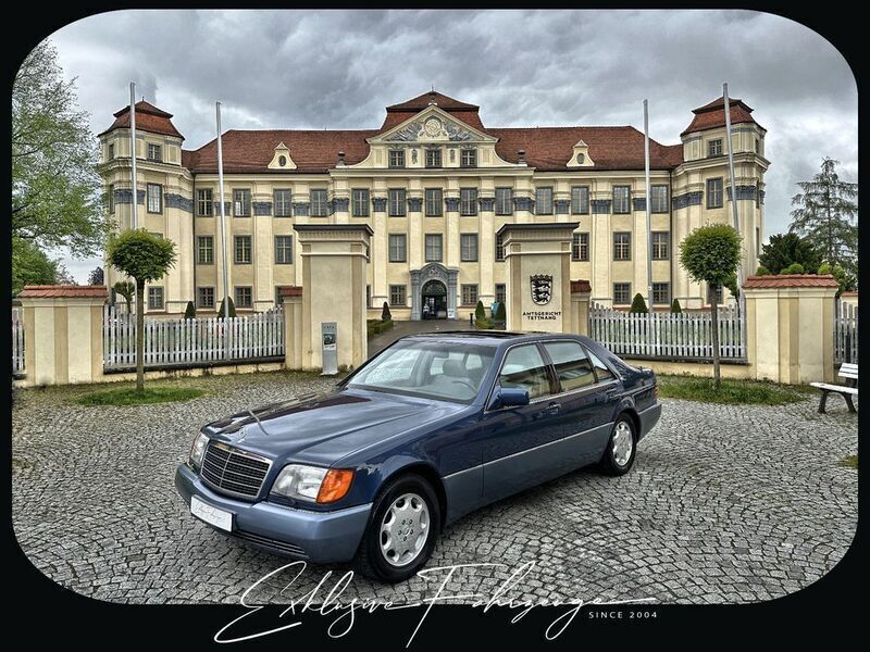 Nautical blue metallic ( 929u Gebraucht 1992 Mercedes 600 Limousine | 39.900 € - Bild 1/4
