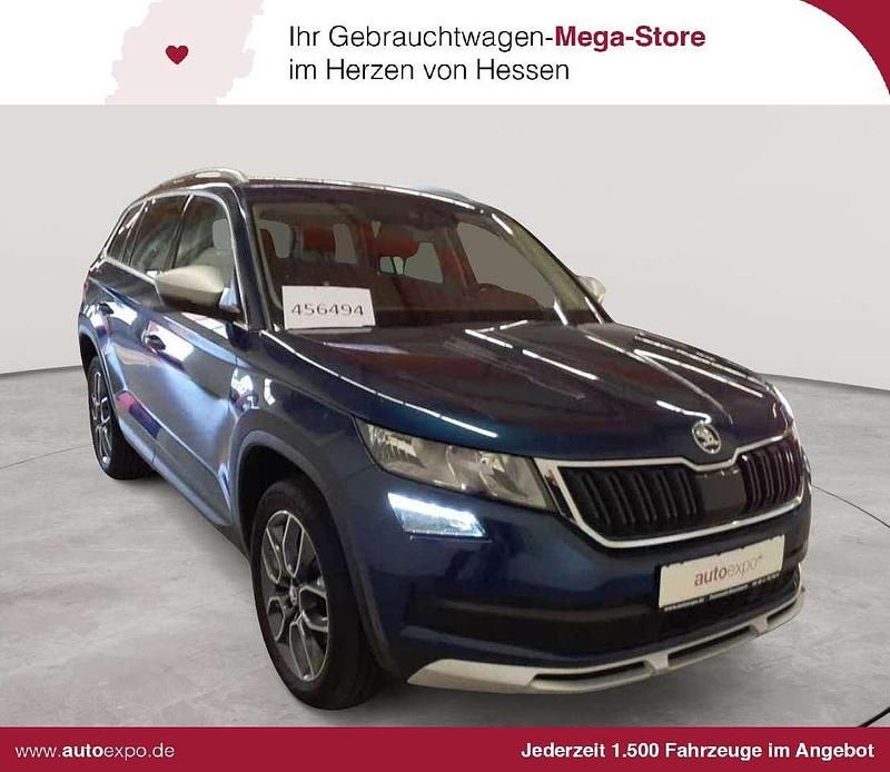 Lavablau metallic Gebraucht 2020 Skoda Kodiaq SUV | 27.389 € (Superpreis) - Bild 1/4