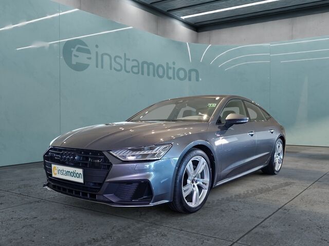 Grau Gebraucht 2022 Audi A7 Sportback S-Line Kleinwagen | 50.780 € (Etwas zu teuer) - Bild 1/2