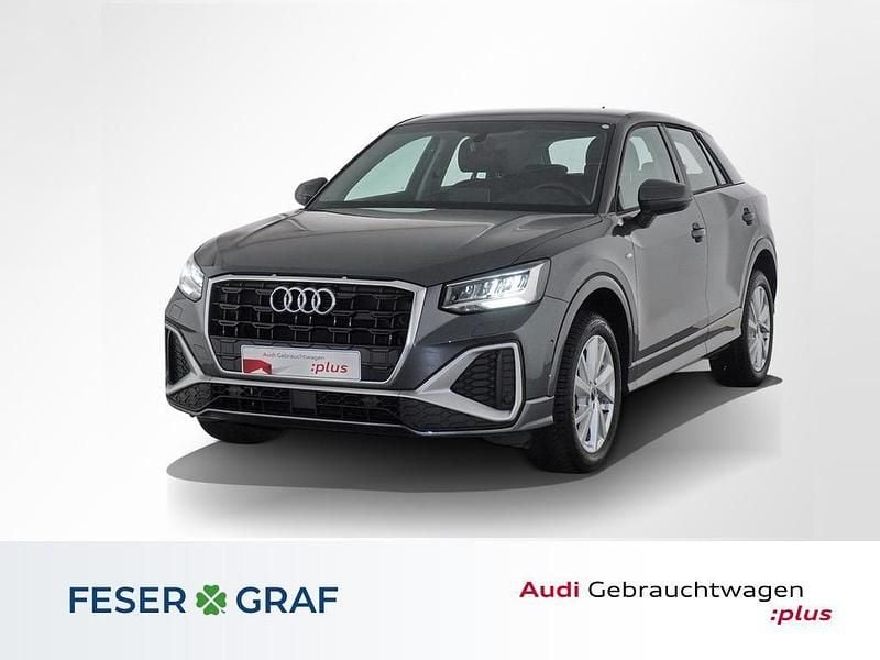 Grau Gebraucht 2021 Audi Q2 S-Line SUV | 22.220 € (Superpreis) - Bild 1/4