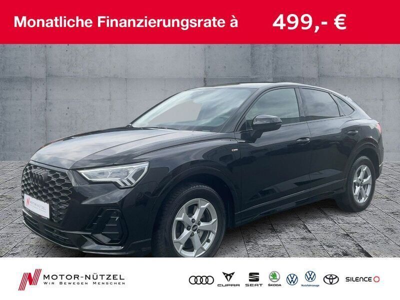 Mythosschwarz metallic Gebraucht 2021 Audi Q3 Sportback Design SUV | 37.930 € (Fairer Preis) - Bild 1/4