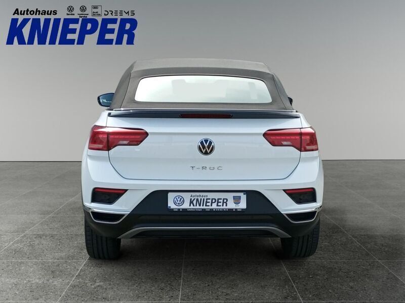 Gebraucht VW T-Roc Cabriolet Style 110 PS (80 kW) 2021 Weiß Cabrio