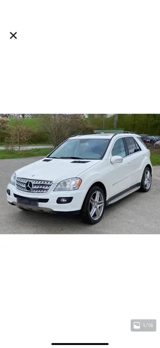 Gebraucht Mercedes ML500 306 PS (225 kW) 2007 Weiß SUV