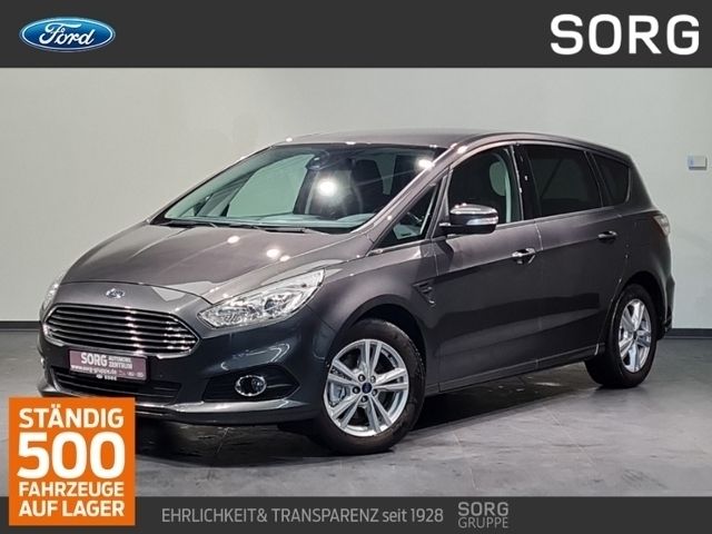 Grau, magneticgrau metallic Gebraucht 2019 Ford S-MAX Trend Van / Kleinbus | 17.250 € (Fairer Preis) - Bild 1/4