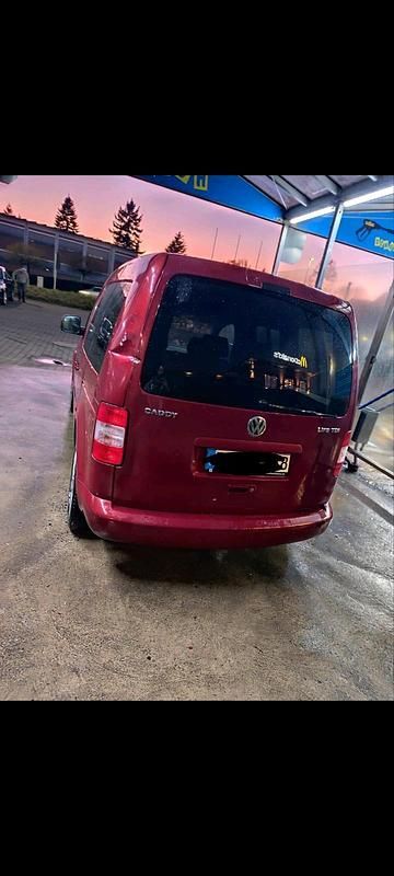 Gebraucht VW Caddy 105 PS (77 kW) 2005 Rot Van / Kleinbus