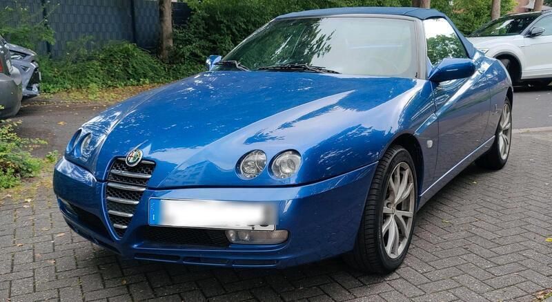 Blau Gebraucht 2005 Alfa Romeo Spider Cabrio | 6.750 € (Superpreis) - Bild 1/4