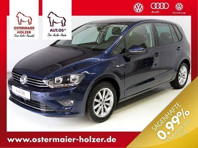 Blau metallic Gebraucht 2015 VW Golf Sportsvan Comfortline Van / Kleinbus | 17.360 € (Teuer) - Bild 1/4