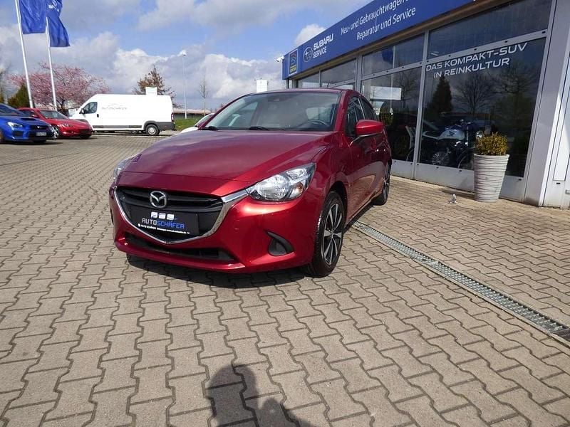 Gebraucht Mazda 2 Exclusive-Line 90 PS (66 kW) 2019 Soul red crystal m Kleinwagen