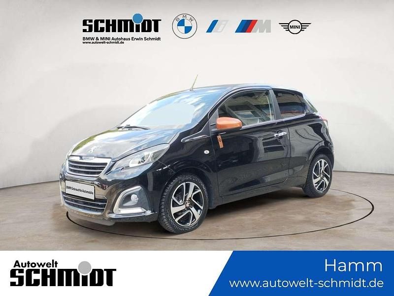 Metallicschwarze Gebraucht 2016 Peugeot 108 Roland Garros Kleinwagen | 6.890 € (Fairer Preis) - Bild 1/4