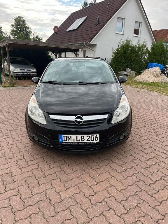Schwarz Gebraucht 2007 Opel Corsa Catch Me Limousine | 1.349 € (Guter Preis) - Bild 1/4