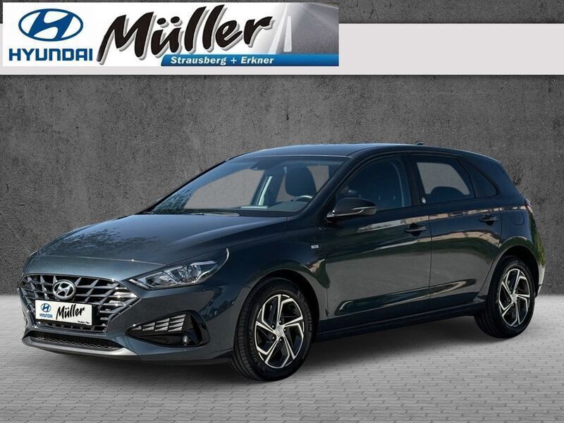 Teal blue / met Gebraucht 2021 Hyundai i30 Edition 30 Limousine | 18.900 € (Guter Preis) - Bild 1/4