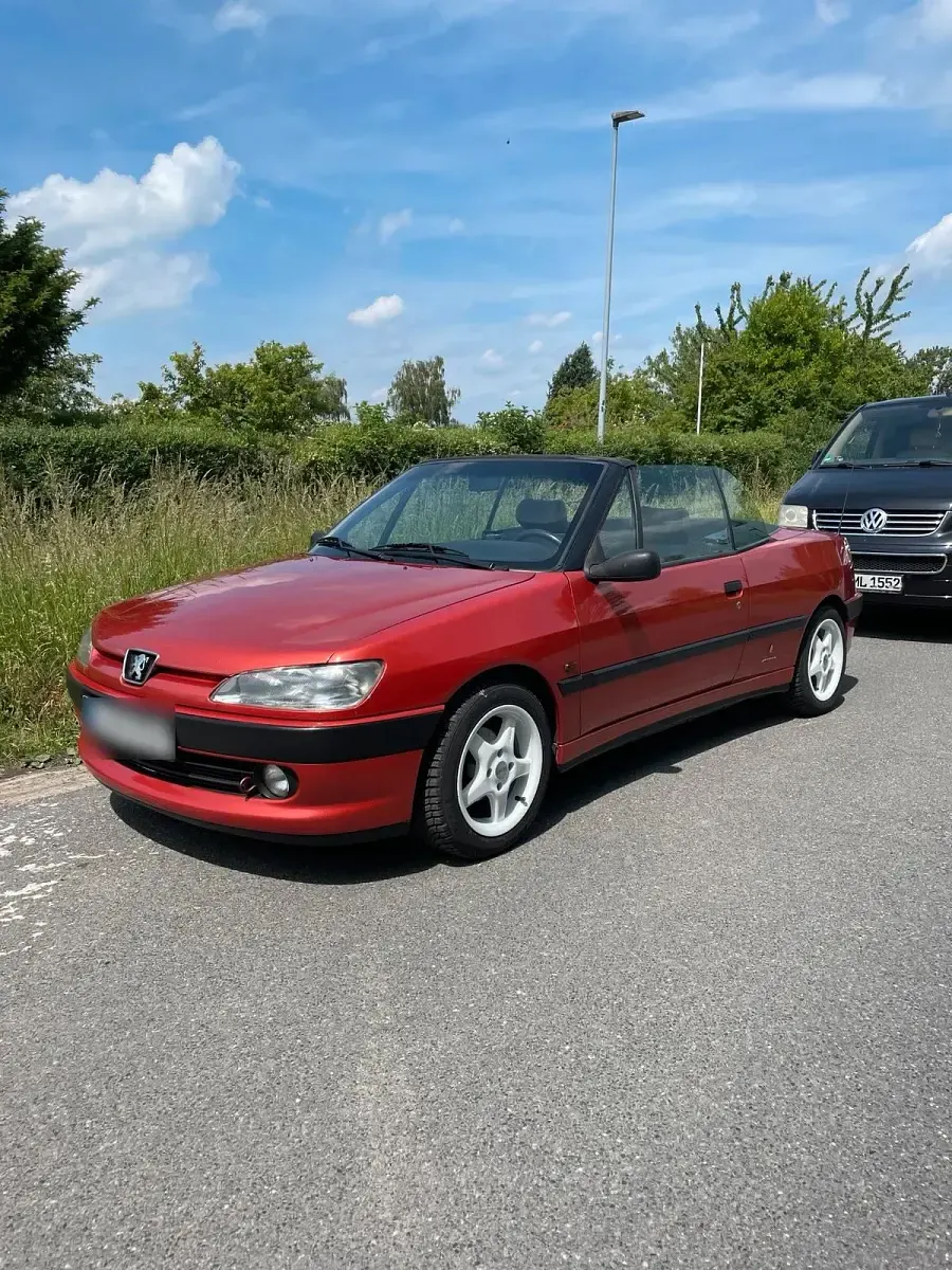 Gebraucht Peugeot 306 Cabriolet 88 PS (64 kW) 1998 Orange Cabrio