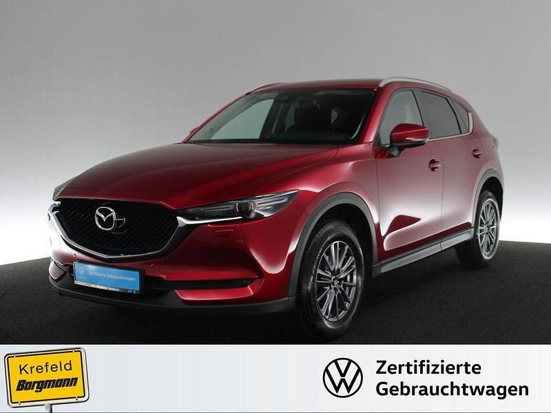 Soul red crystal m (metallic) Gebraucht 2018 Mazda CX-5 Exclusive-Line SUV | 18.993 € (Fairer Preis) - Bild 1/4