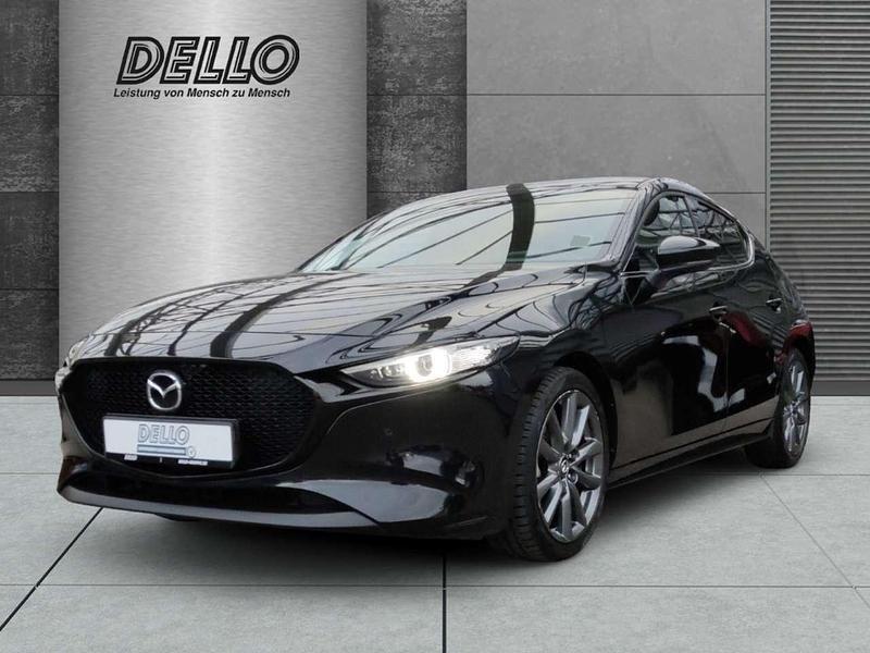 Jet black Gebraucht 2020 Mazda 3 Selection Kleinwagen | 18.990 € (Fairer Preis) - Bild 1/4