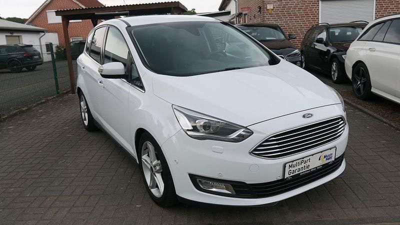 Weiß Gebraucht 2017 Ford C-MAX Titanium Van / Kleinbus | 12.990 € (Fairer Preis) - Bild 1/4
