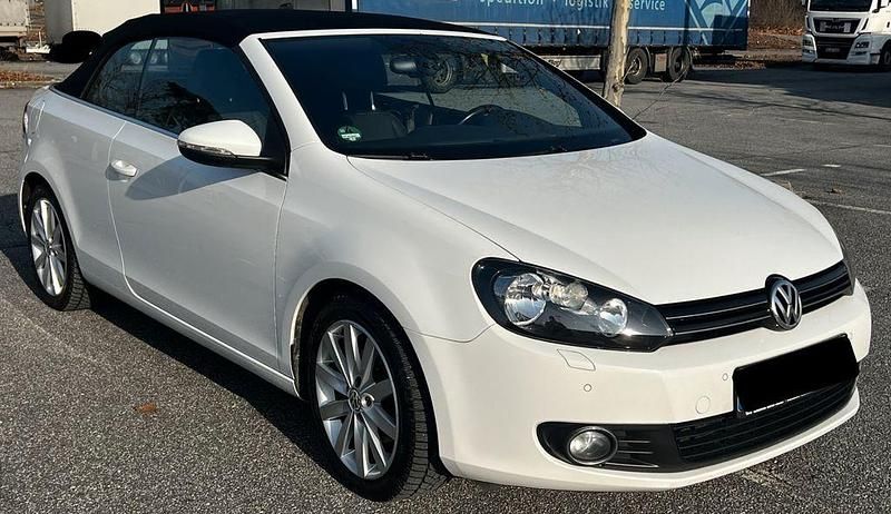 Gebraucht VW Golf Cabriolet 105 PS (77 kW) 2011 Weiß Cabrio