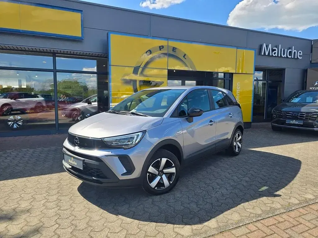 Gebraucht Opel Crossland Edition 110 PS (80 kW) 2023 Kontrast grau/quarz silber SUV