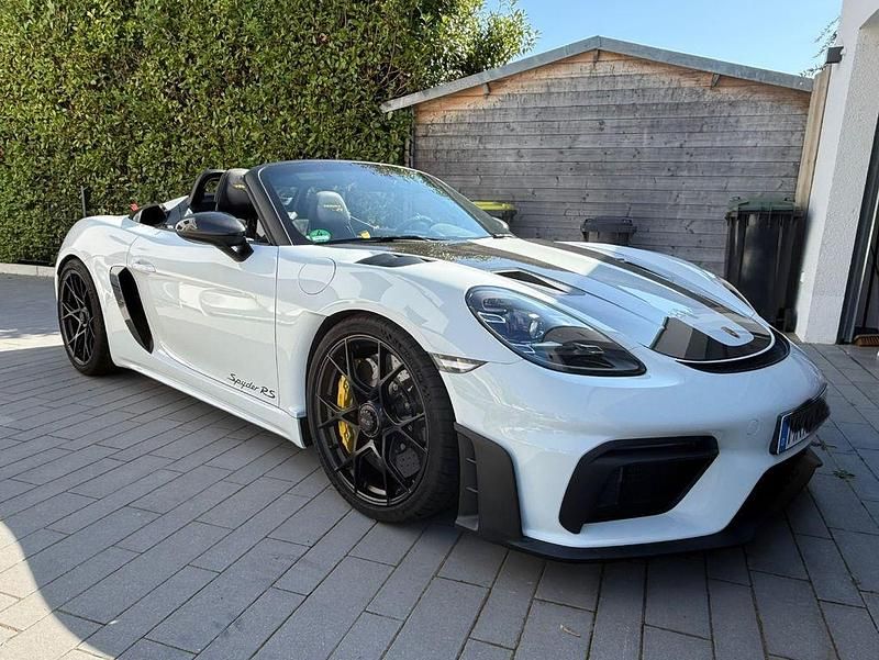 Weiß Gebraucht 2024 Porsche Boxster Spyder Cabrio | 191.500 € - Bild 1/4