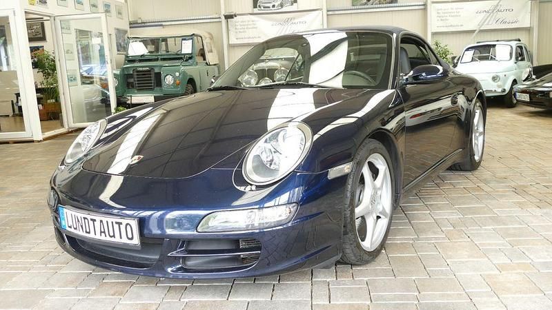 Blau Gebraucht 2006 Porsche 911 Carrera Cabriolet Cabrio | 49.900 € (Fairer Preis) - Bild 1/4