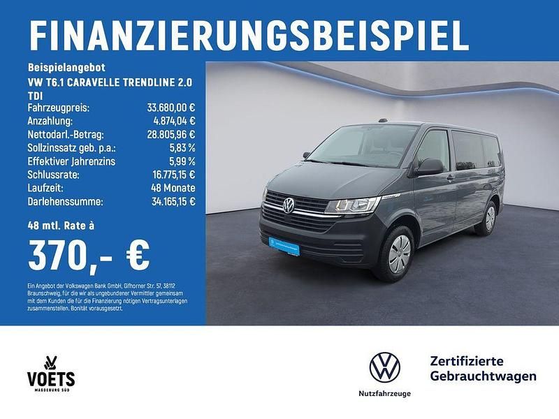 Gebraucht VW Caravelle Trendline 110 PS (80 kW) 2023 Grau Van / Kleinbus