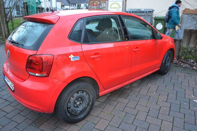 Gebraucht VW Polo 69 PS (50 kW) 2010 Rot Kleinwagen