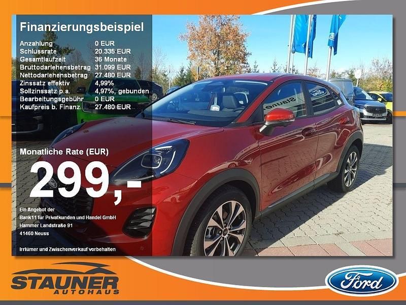 Fantasticred Neu 2025 Ford Puma Titanium SUV | 27.480 € (Fairer Preis) - Bild 1/4
