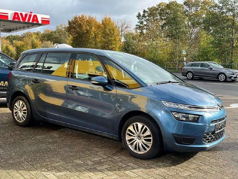 Gebraucht Citroën C4 SpaceTourer Attraction 120 PS (88 kW) 2014 Lackierung blau kyanos/typ aus Van / Kleinbus