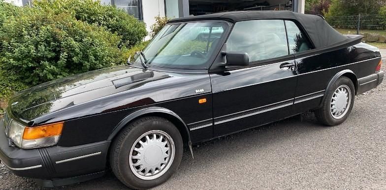 Schwarz Gebraucht 1992 Saab 900 Cabriolet Cabrio | 17.000 € - Bild 1/4