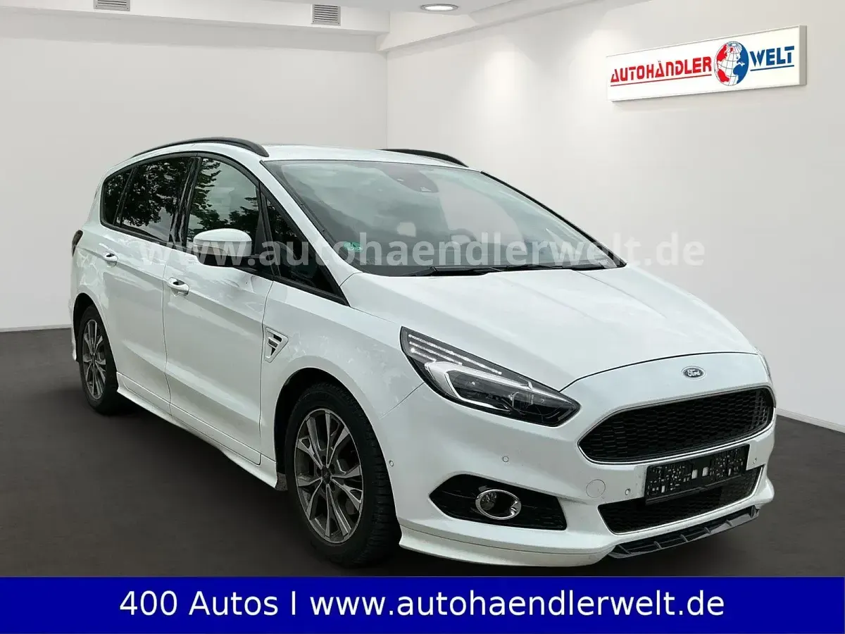 Gebraucht Ford S-MAX ST-Line 165 PS (121 kW) 2019 Weiß Van / Kleinbus