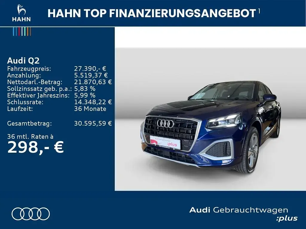 Gebraucht Audi Q2 Ambiente 150 PS (110 kW) 2023 Blau SUV