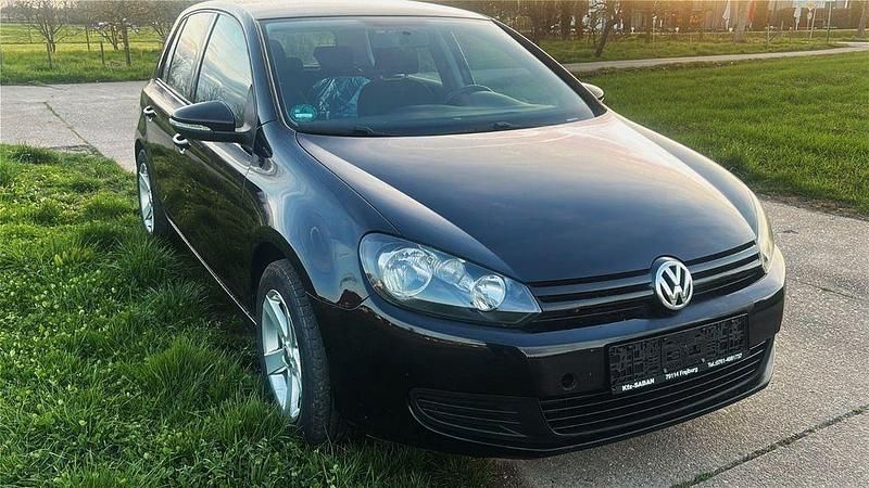 Gebraucht VW Golf VI Trendline 105 PS (77 kW) 2010 Schwarz Kleinwagen