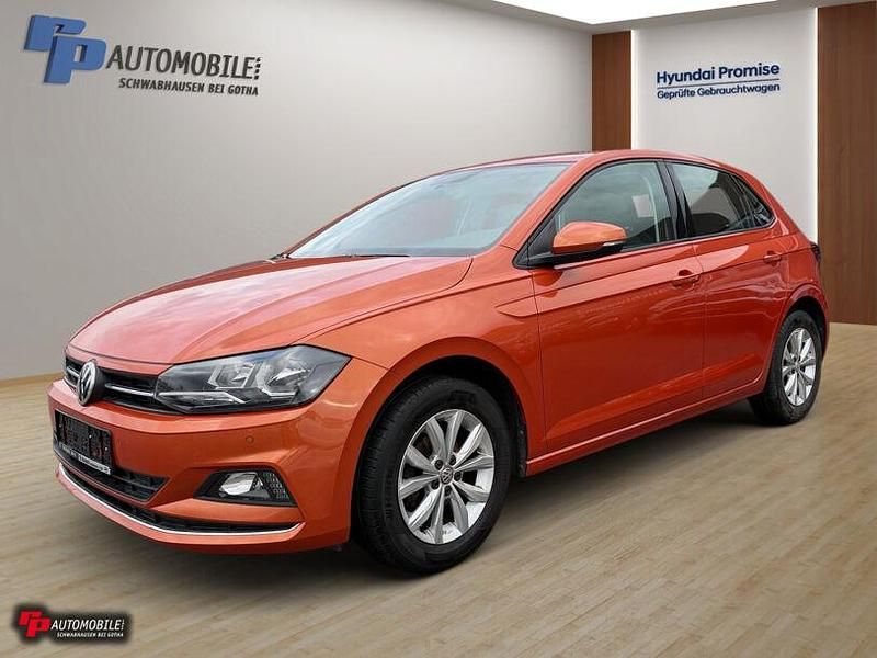 Gebraucht VW Polo Highline 95 PS (69 kW) 2018 Orange Kleinwagen