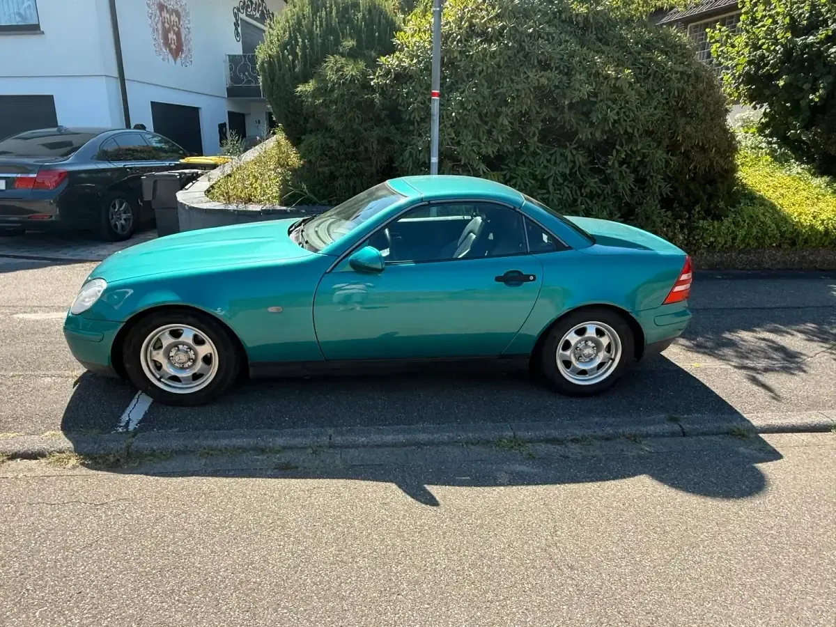 Gebraucht Mercedes SLK200 136 PS (100 kW) 1998 Grün Cabrio